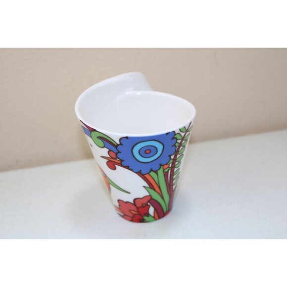 Villeroy & Boch Acapulco Mug rare Colorful Bird Coffee Tea 92001 - Picture 3 of 7